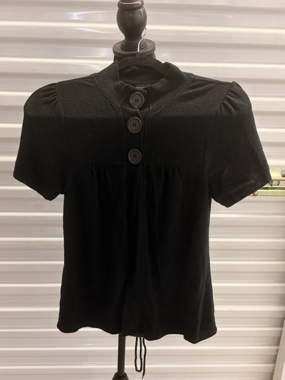 Women's Medium soft black blouse